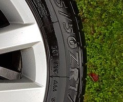 Tyres with aloys