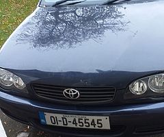 Cheap cheap Toyota corolla 2001 nct 04/20 tax 12/19.