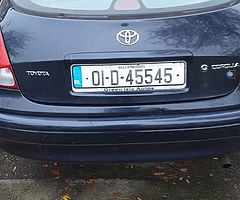 Cheap cheap Toyota corolla 2001 nct 04/20 tax 12/19.