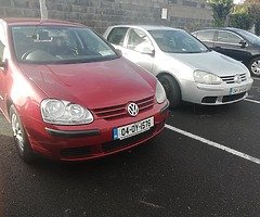 Vw golf 1.4 and 1.9 braking only