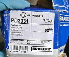 Vw audi brake pads