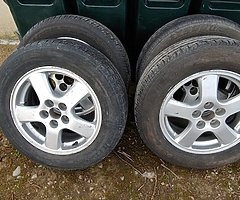 15" Toyota alloys and tires 70% 195/65R15