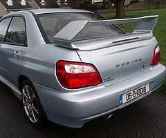 Subaru Impreza 1.6 L. 5 Speed Manual Gearbox. NCT to Jan 2020. Price €1750.