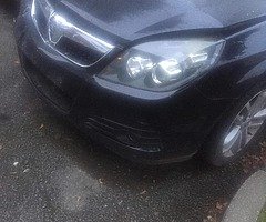 Car damage to front