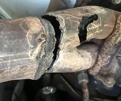 Exhaust repairs and doe chassis plating