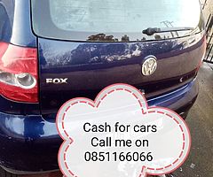All makes and models of vehicles wanted