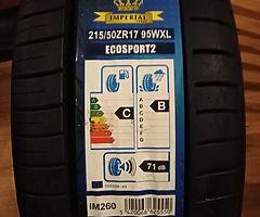 New 215/50R17 imperial ecosport