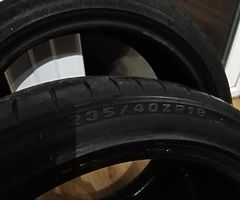 235/40R18 two tyres