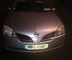 2007 Nissan primera tax test