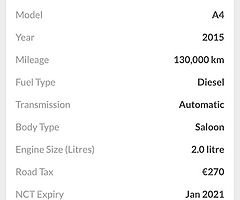 2016 Audi A4 Finance this car from €64 P/W - Image 10/10