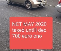 MICRA 1.OL 2003 5DR MANUAL
