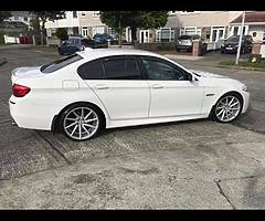 BMW white msport 520d series 2012