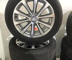 17" Mercedes Genuine Alloys and Tyres