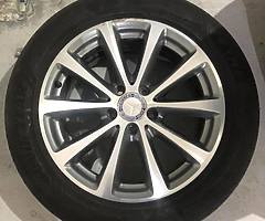17" Mercedes Genuine Alloys and Tyres - Image 4/4