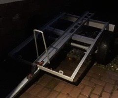 Single motorbike trailer