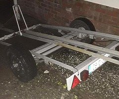 Single motorbike trailer