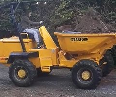 Mini digger, dumper, wheel digger for hire , good rates daily or weekly , laois area [hidden informa