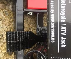 Motorcycle lift jack