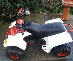 Yamaha 80cc 3 gears semi automatic quad bike in very good condition good for the xmas gift - Image 6/8
