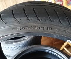 4 tyres 255/35R20 Goodyear eagle f1 asymmetric 3