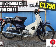 2002 Honda C50 STD - Ride Along Video!