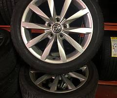 17" VW Golf Alloys and Bridgestone Tyres