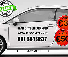 Car / Van Custom Sign Make Your Vehicle Into A Billboard For Your Company