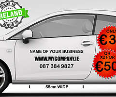 Car / Van Custom Sign Make Your Vehicle Into A Billboard For Your Company