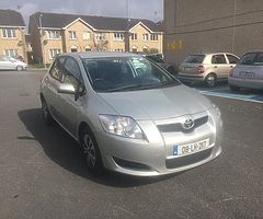 08 Toyota auris 1.4 diesel nct 02/20 tax 10/19 call [hidden information]