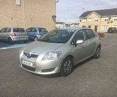 08 Toyota auris 1.4 diesel nct 02/20 tax 10/19 call [hidden information]