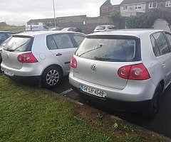 Vw golf 1.4 braking and 1.9 braking only