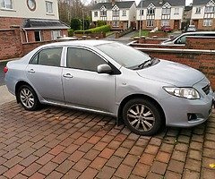 Toyota Corolla Luna 2008 1.4 petrol fresh NCT Tax 5 months Very low millage 91 miles Very nice car