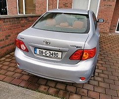 Toyota Corolla Luna 2008 1.4 petrol fresh NCT Tax 5 months Very low millage 91 miles Very nice car
