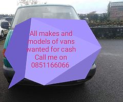 All makes and models of vehicles wanted