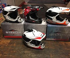 Stealth Motocross youth helmets