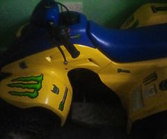 Good quad will make a good Xmas present back brake needs pads tats it