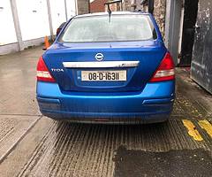 2008 Nissan Tiida AUTOMATIC for repair or spares