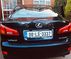 Lexus is220d 08 REG