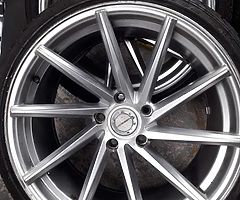 19 inch Directional Alloys 5x112