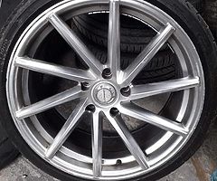 19 inch Directional Alloys 5x112