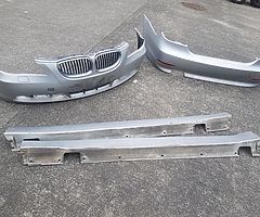 2005 to 2010 5 Series bumpers back and front and side skirts