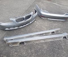 2005 to 2010 5 Series bumpers back and front and side skirts