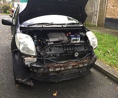 Toyota Yaris 08 damaged repairable