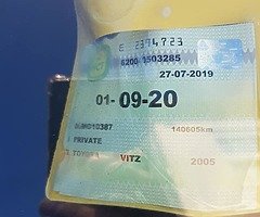 Toyota yaris vitz automatic