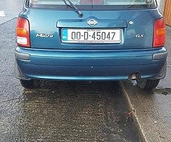 00 Nissan Mirca Automatic nct 4/20 Taxed till end of 12/19 Low milage - Image 7/8