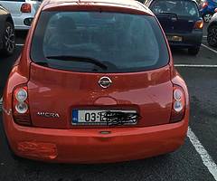 03 nissan micra