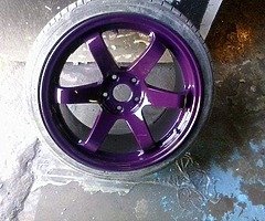Alloy wheel refurbs