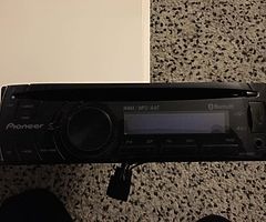 pioneer car radio perfect work usb,aux,hands free phone,high quality radio