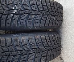 4 new winter tyres