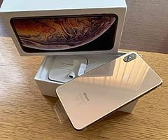 iphone Xmax 256 GB not used GOLD SIM FREE